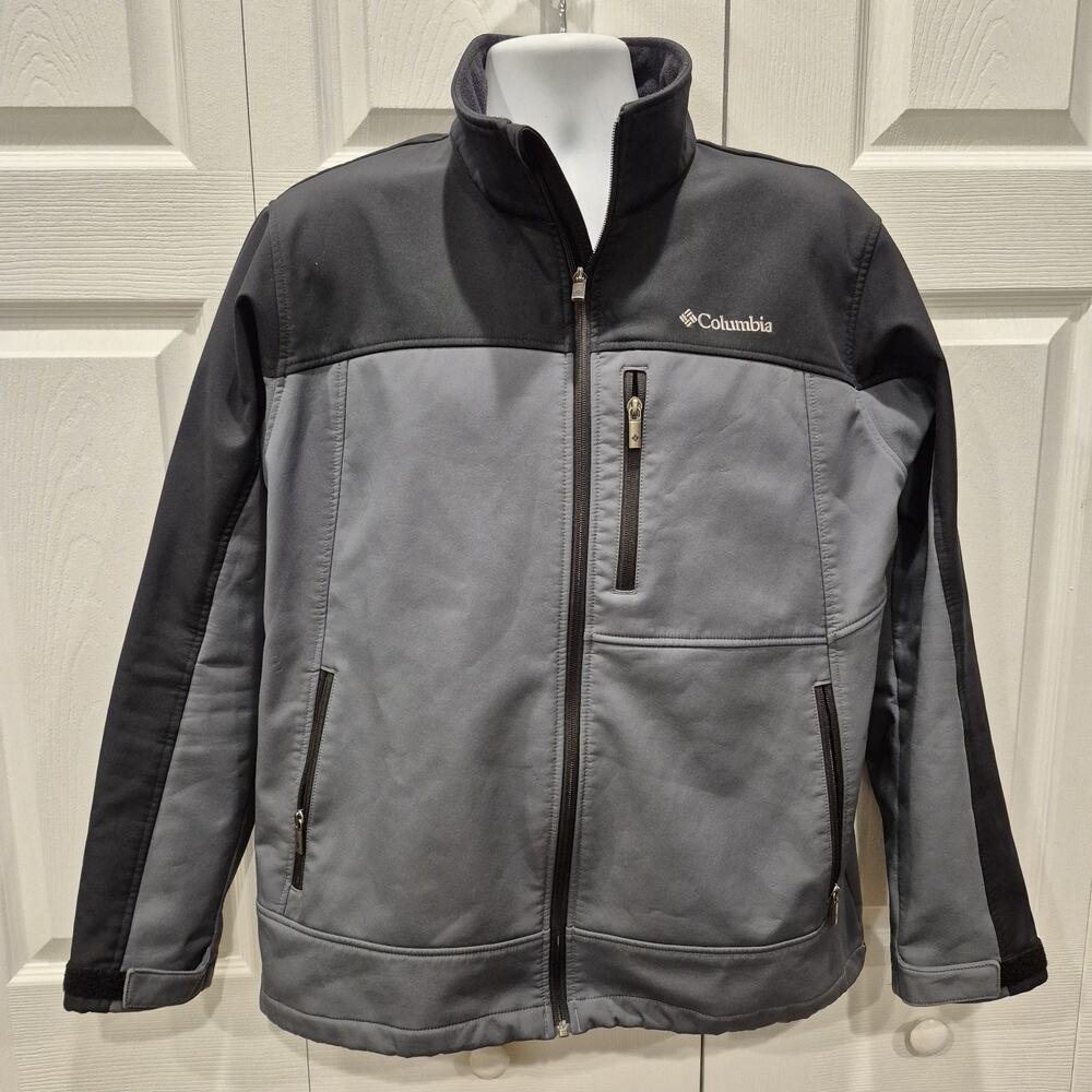 Columbia Men's Cruiser Valley Softshell Jacket Size Large Fleece-lined Defects - Picture 11 of 12